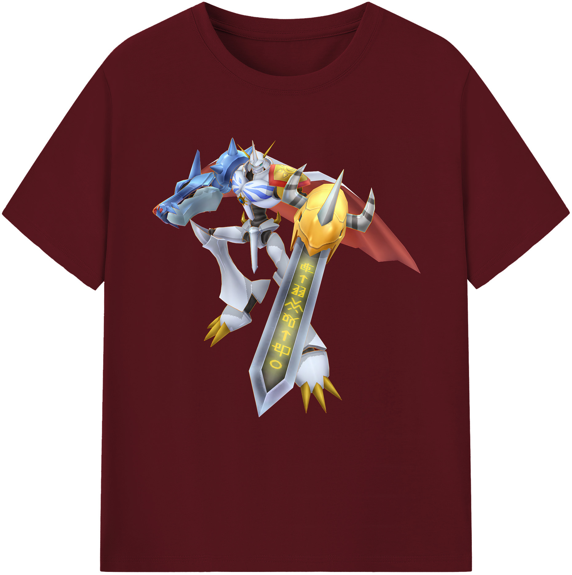 （画像用） Digimon デジタルモンスター/デジモン 綿100％半袖Tシャツ（フロントプリント）